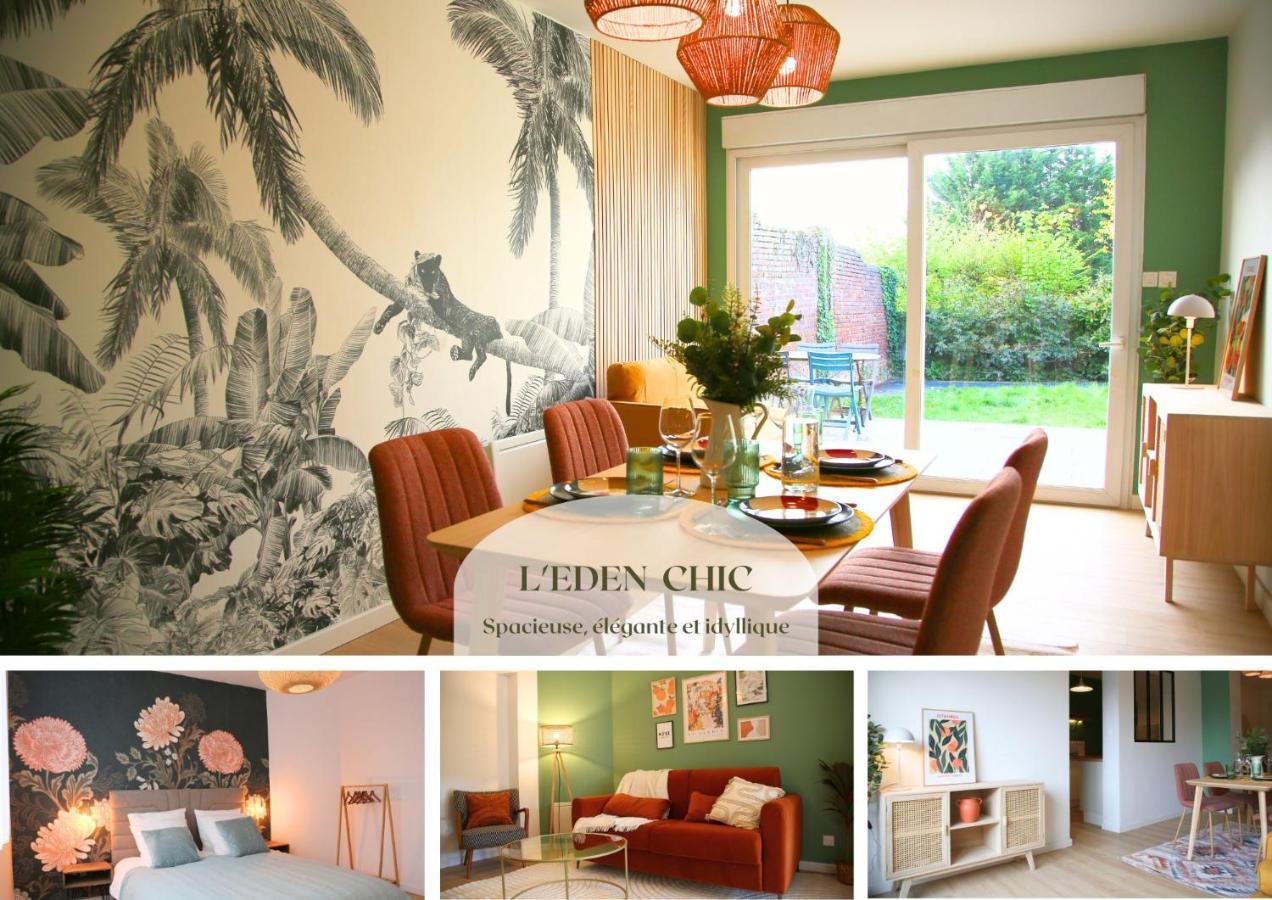 L'Eden Chic - Balneo - Jardin - Parking Gratuit Lägenhet Arras Exteriör bild